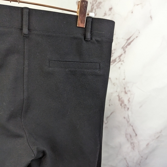 Betabrand Pant Womens Medium Long Black Mid Rise Ponte Straight Leg Full Length - Picture 10 of 10